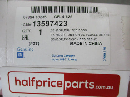 Holden/GM Various Models Genuine Brake Pedal Position Sensor New Part