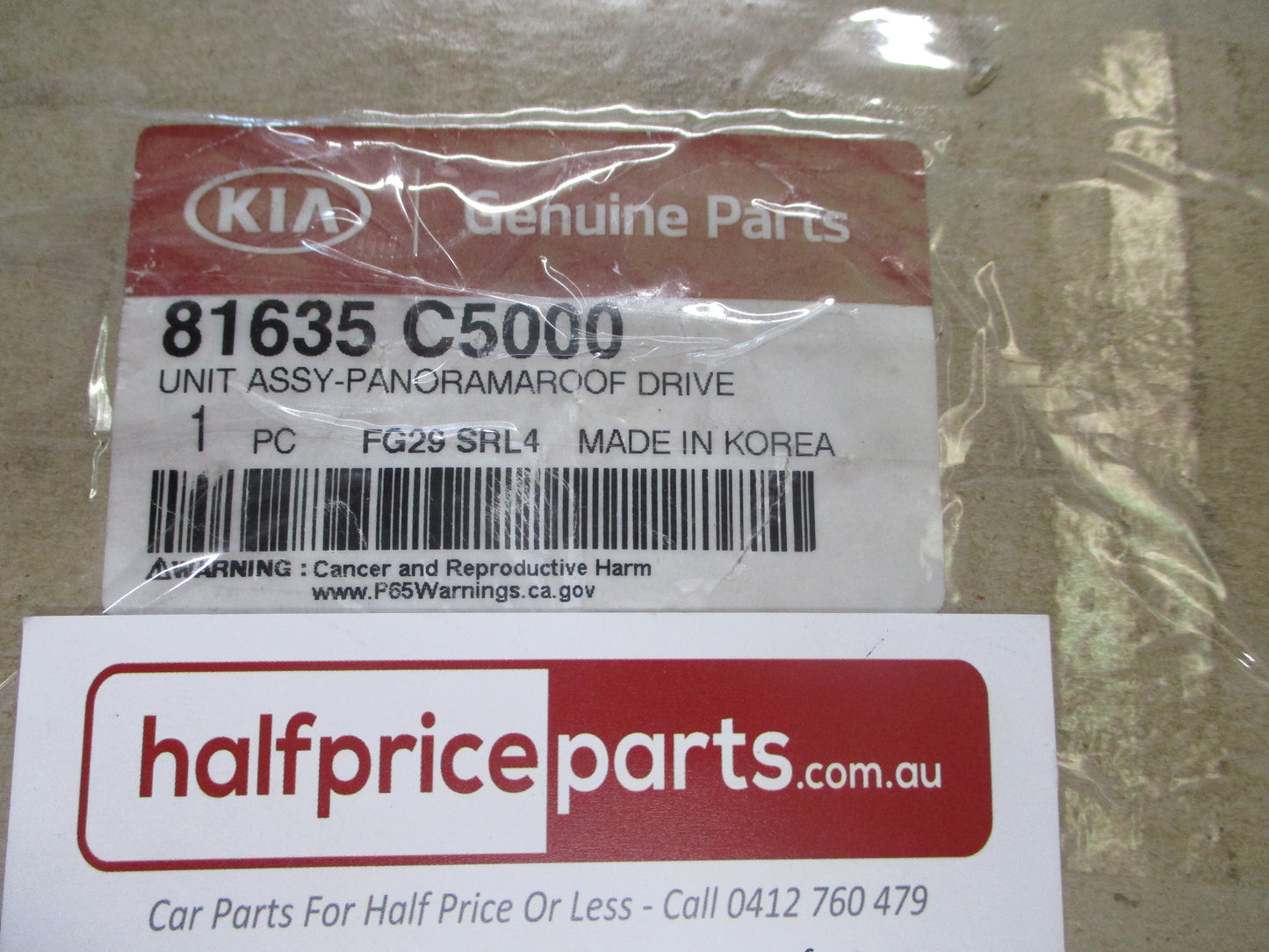 Kia Sorento Genuine Drive Unit Assembly Panorama New Part