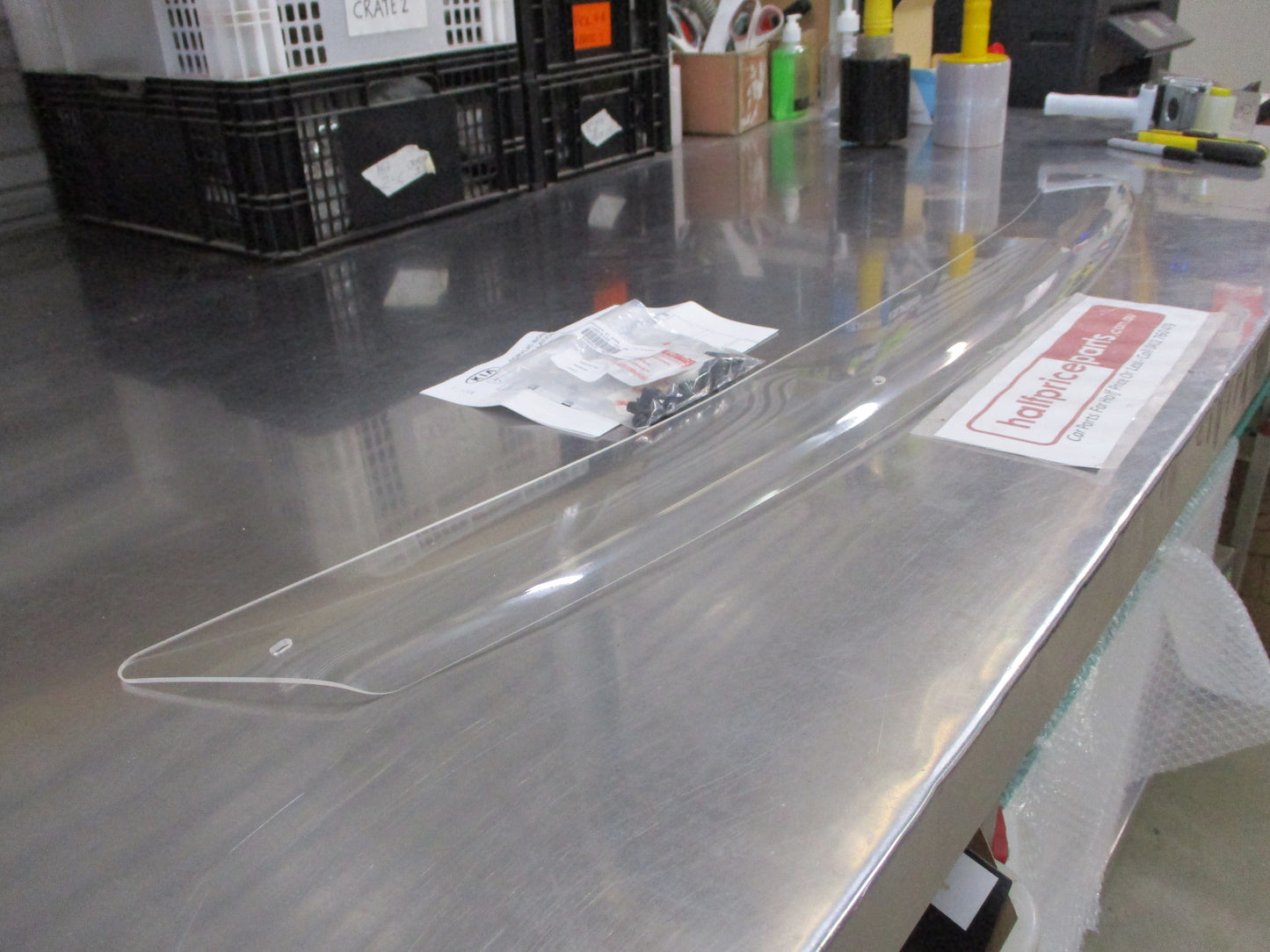 Kia Rio Genuine Clear Bonnet Protector With Fitting Kit New Part