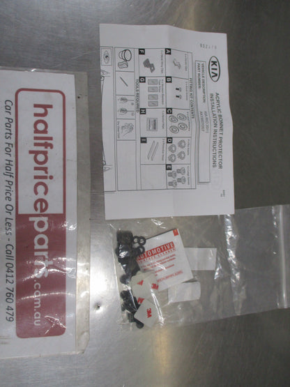 Kia Rio Genuine Clear Bonnet Protector With Fitting Kit New Part