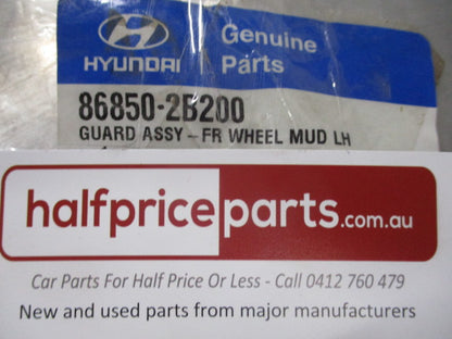 Hyundai Santa Fe CM Genuine Left Hand Front Mud Flap Only New Part