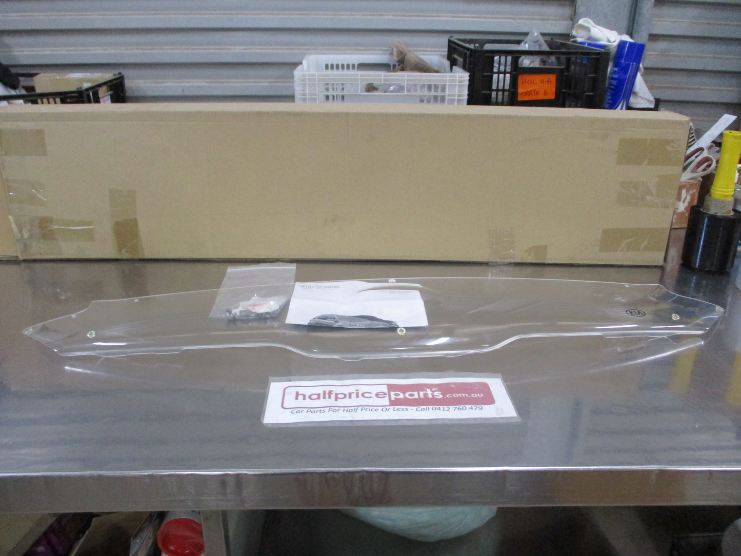 Kia Sportage QL Genuine Clear Bonnet Protector With Fitting Kit  New Part