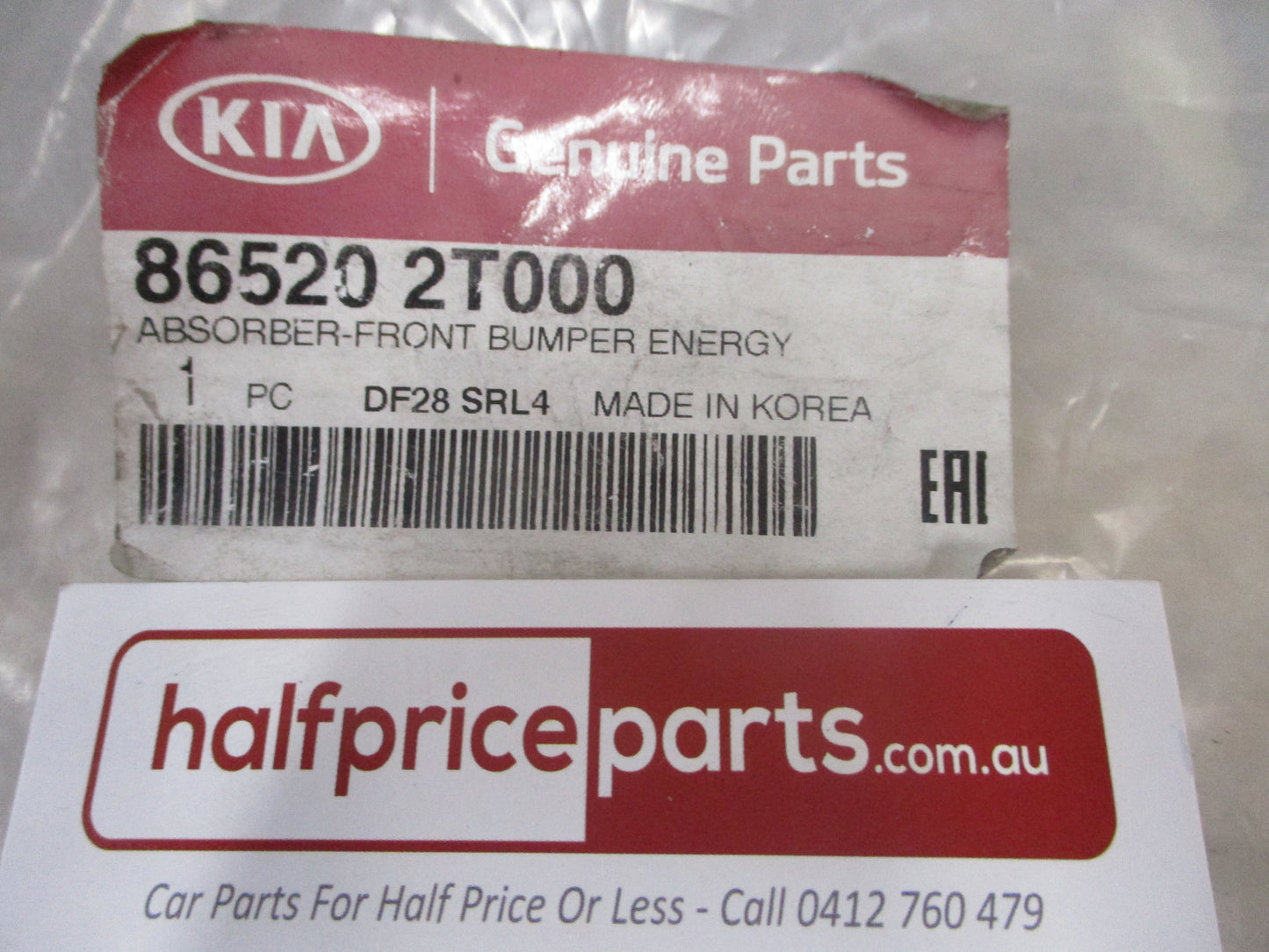 Kia Optima Genuine Front Bumper Bar Absorber New Part
