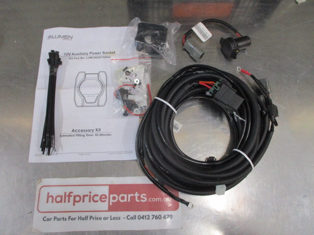 Lumen 12Volt Auxiliary Power Socket Single Suits Ford Ranger PX2 New Part