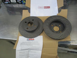 RDA Slotted & Dimpled Front Rotor Pair To Suit Toyota Corolla New Part