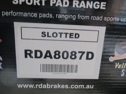 RDA Slotted & Dimpled 360mm Front Rotor Pair To Suit Range Rover New Part