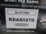 RDA Slotted & Dimpled Front Rotor Pair To Suit Range Rover New Part