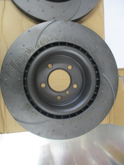 RDA Slotted & Dimpled 360mm Front Rotor Pair To Suit Range Rover New Part