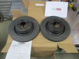 RDA Slotted & Dimpled Front Rotor Pair To Suit Range Rover New Part