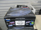 RDA Slotted & Dimpled Rear Disc Rotor To Suit Holden Apollo New Part