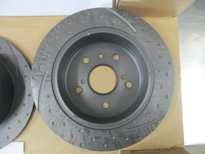 RDA Slotted & Dimpled Rear Disc Rotor To Suit Holden Apollo New Part