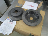 RDA Slotted & Dimpled Rear Disc Rotor Pair To Suit Subaru WRX STI