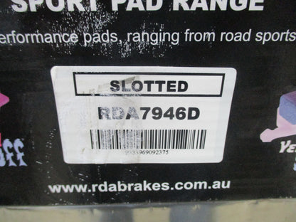 RDA Rear Slotted & Dimpled Disc Rotors To Suit Mazda 3 BK & BL 2.0L New Part
