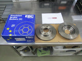 EBC Front Standard Disc Rotor Pair To Suit Peugeot 205 New Part