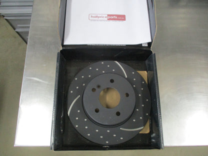 RDA Slotted & Dimpled Rear Disc Rotor To Suit Mercedes-Benz CLK Class New Part