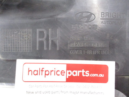 Hyundai I20 Genuine Right Hand Rear Bumper Under Trim New Part