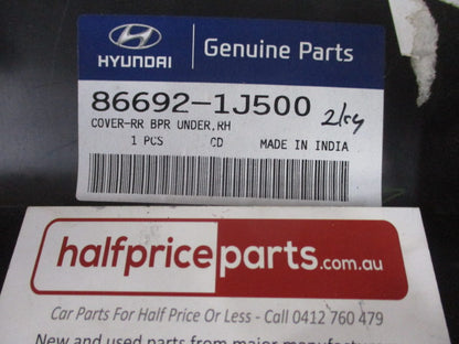 Hyundai I20 Genuine Right Hand Rear Bumper Under Trim New Part