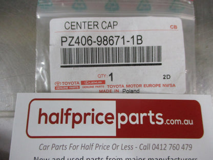 Toyota Yaris Cross Hybird/Yaris Cross Petrol Genuine Glossy Black Alloy Wheel Center Cap New Part