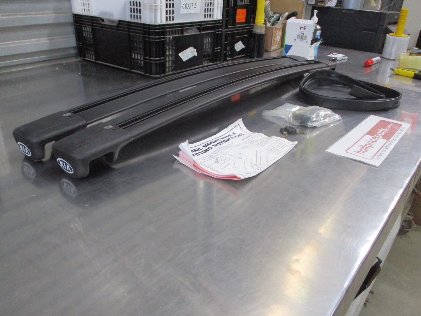 Kia Carnival Genuine Roof Race Cross Bar Kit New Part