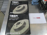 RDA Standard Rear Disc Rotor Pair To Suit Jeep Cherokee New Part