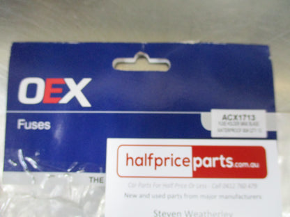 OEX Maxi Blade In Line Fuse Holder (Black 1 Way 60A 8AWG) New Part
