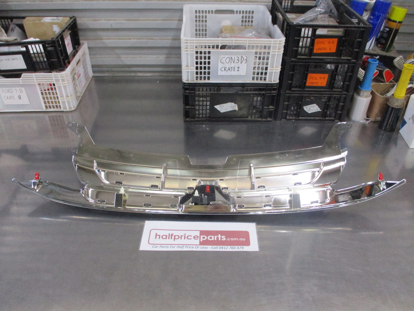 Mitsubishi Outlander Genuine Chrome Radiator Grille Assembly With Emblem New Part