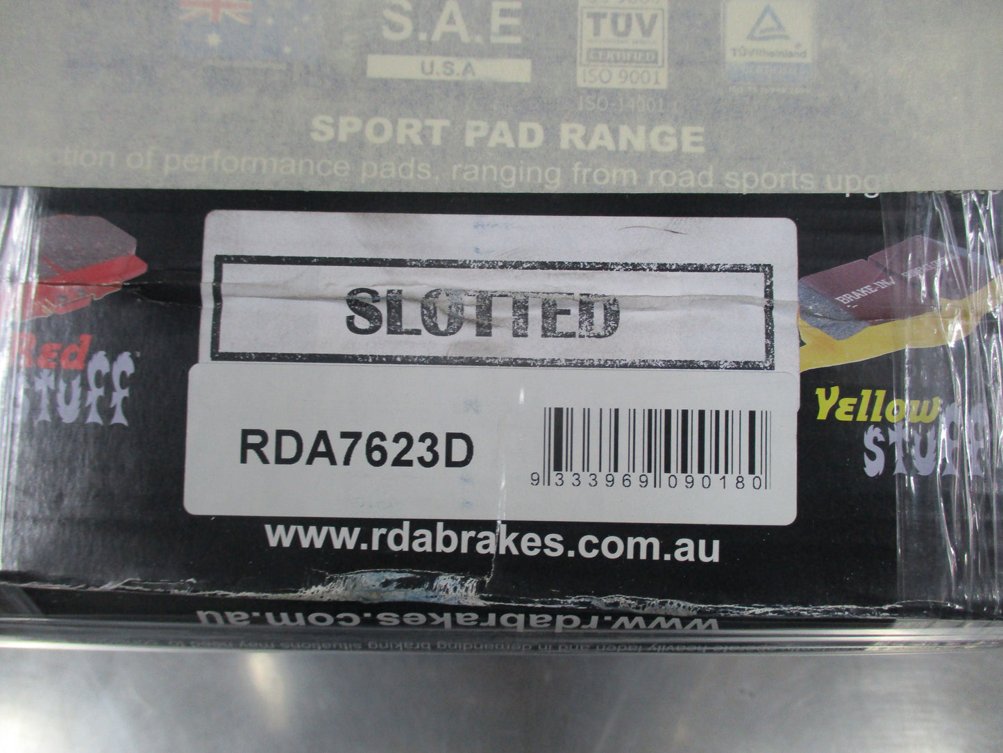 RDA Slotted & Dimpled Front Brake Rotor Pair To Suit Mitsubishi Nimbus New Part
