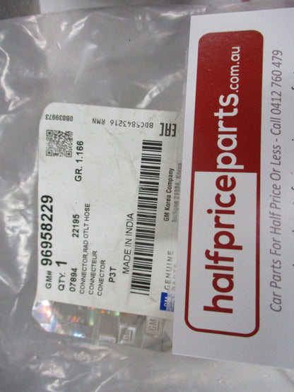 Holden Trax Genuine Front Lower Hose Conector New Part