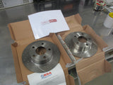 RDA Slotted & Dimpled Rear Brake Rotor Pair To Suit Audi A6 / RS6 / S6 New Part