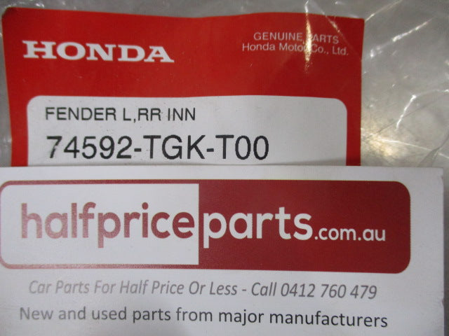 Honda Civic Genuine Left Hand Rear Inner Wheel Guard New Part