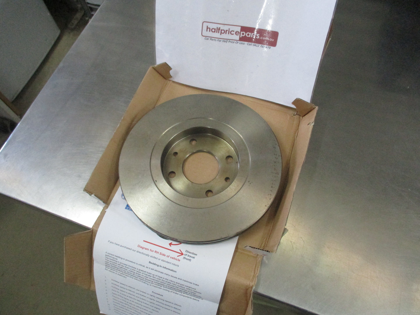 RDA Rear Standard Disc Rotor To Suit Renault 21 New Part