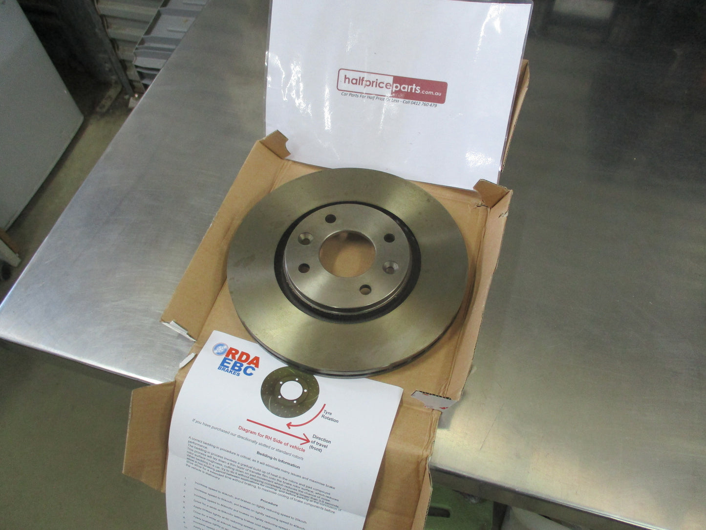 RDA Rear Standard Disc Rotor To Suit Renault 21 New Part