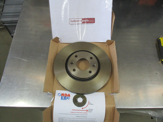 RDA Front Standard Disc Rotor To Suit Renault 21 New Part