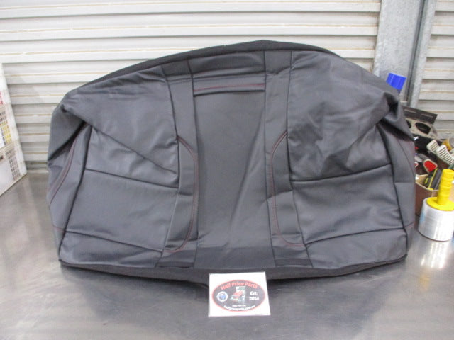 LDV T60 Genuine Leather Rear Seat Cushion Trim Cover (Black With Red Stitching) New Part
