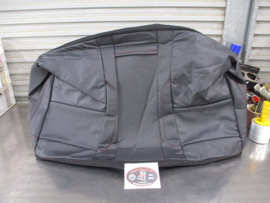 LDV T60 Genuine Leather Rear Seat Cushion Trim Cover (Black With Red Stitching) New Part