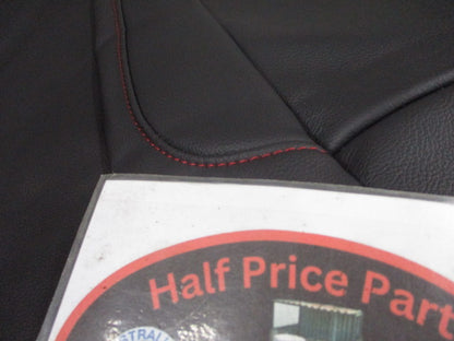 LDV T60 Genuine Leather Rear Seat Cushion Trim Cover (Black With Red Stitching) New Part