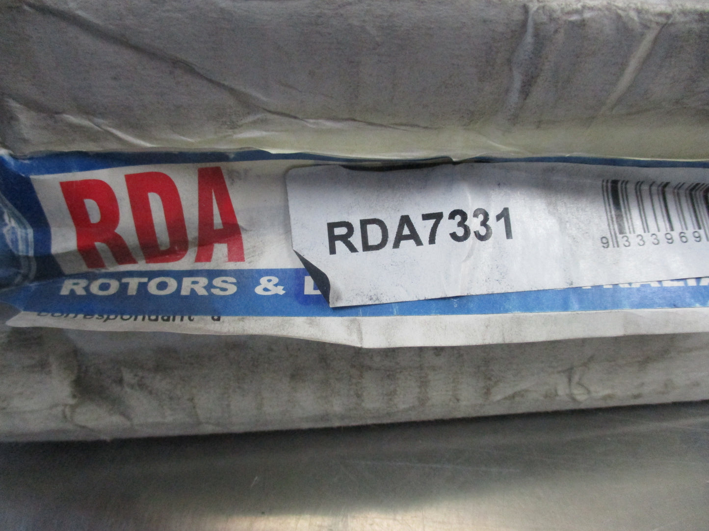 RDA Rear Standard Disc Rotor (Single) To Suit Citroen Xantia Wagon New Part
