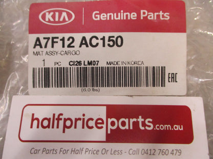 Kia Cerato YD Genuine Rear Cargo Carpet Mat New Part