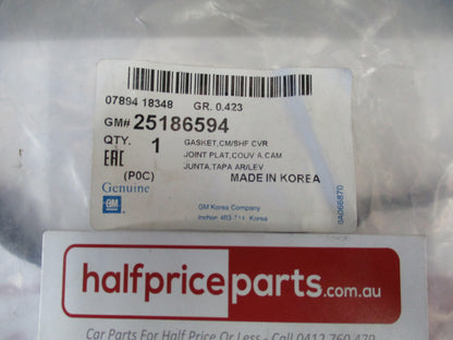 Holden Captiva Genuine Cam Shaft Cover Gasket New Part