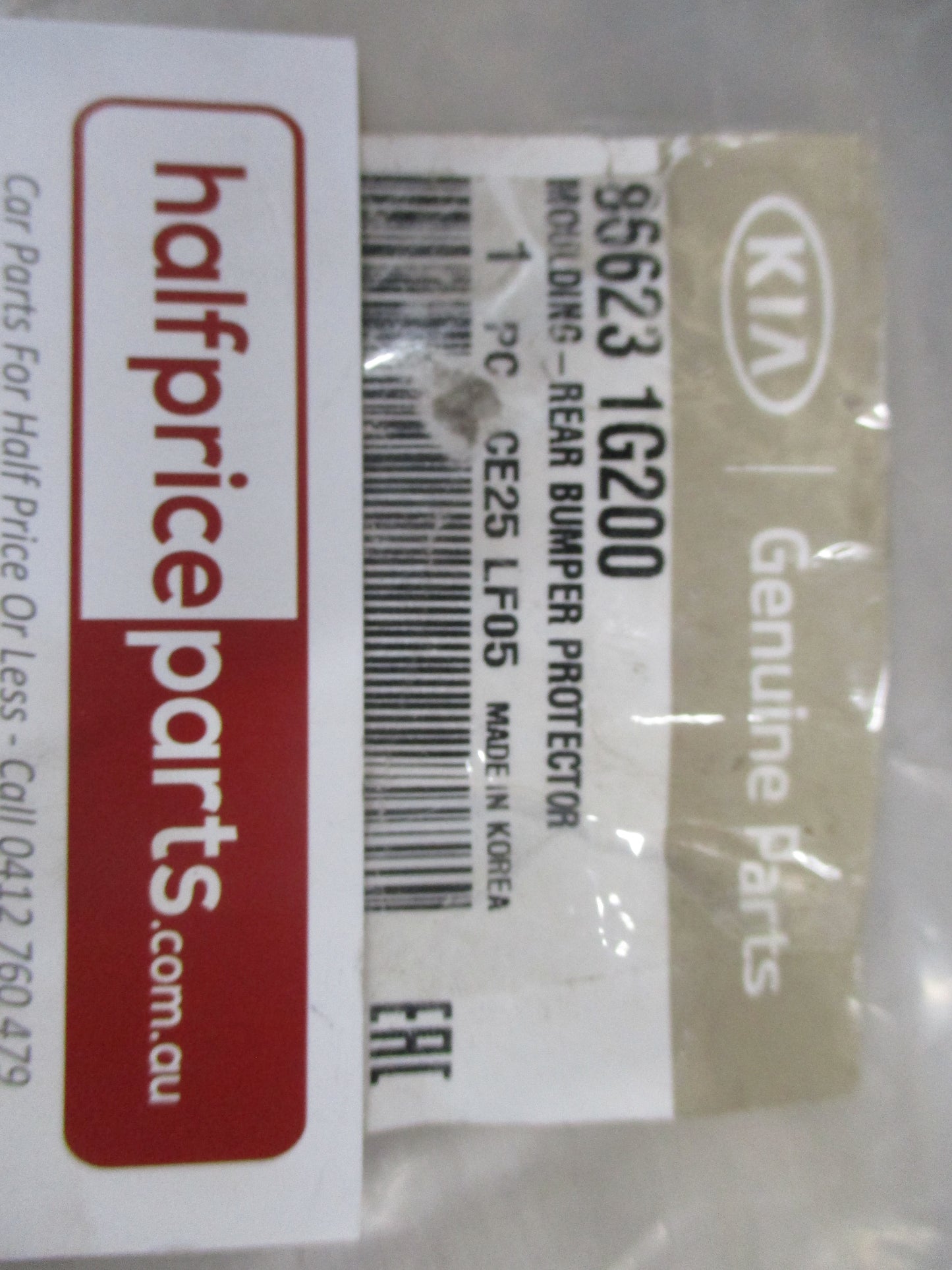 Kia Rio Genuine Upper Rear Bumper Cover Cover New Part