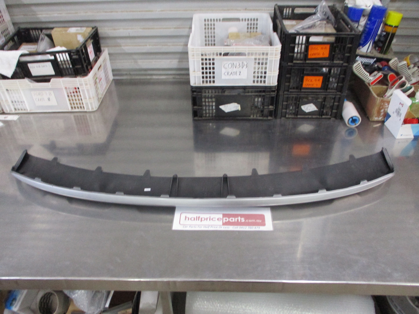 Kia Sorento Genuine Front Lower Bumper Skid Plate (Factory Silver) New Part