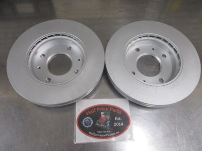 Hyundai Sonata/Kia Optima Genuine Front Disc Rotor Vented Pair New Part