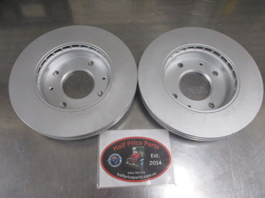 Hyundai Sonata/Kia Optima Genuine Front Disc Rotor Vented Pair New Part