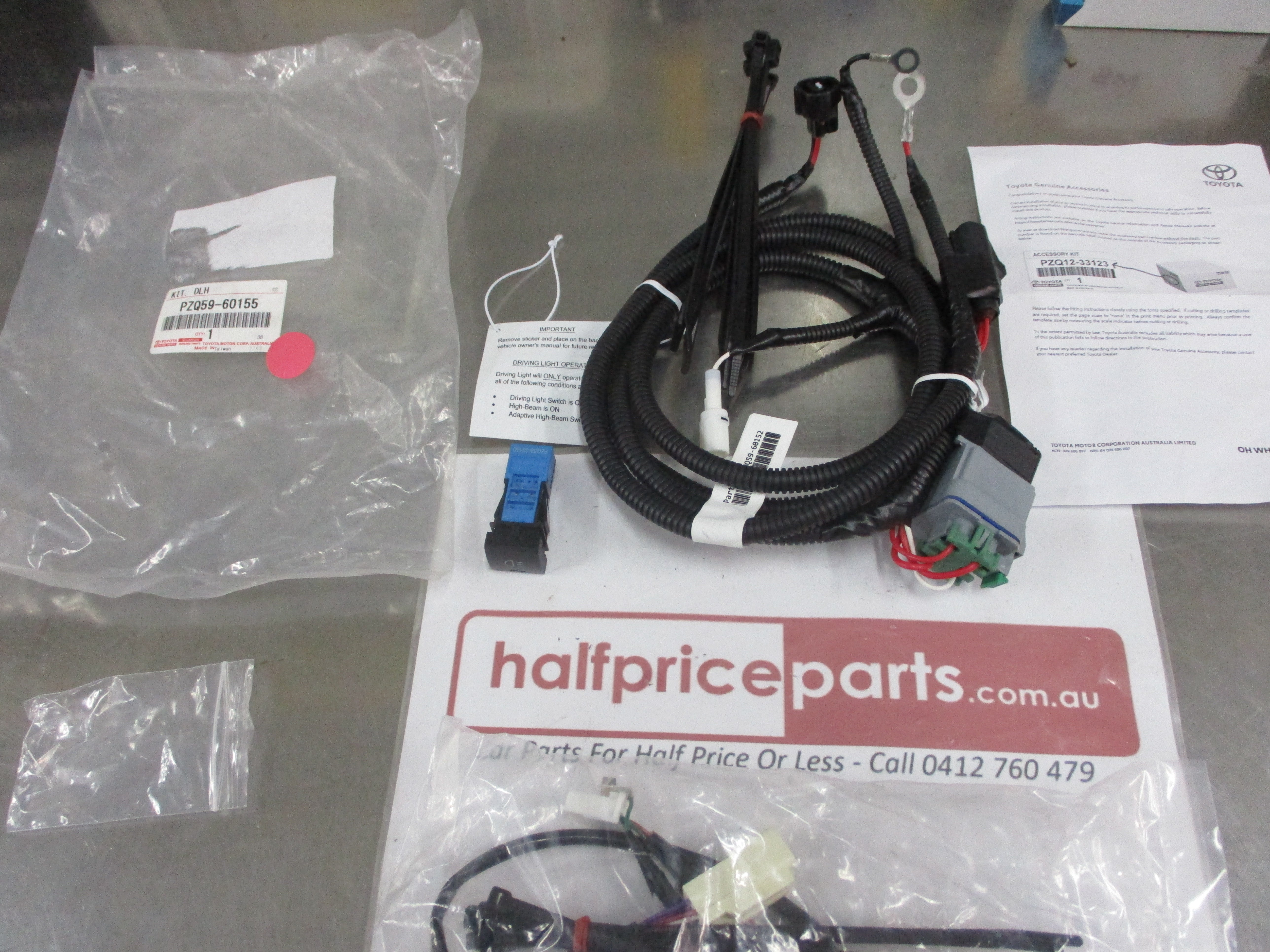 Toyota Landcruiser 300 GR-S/Sahara ZX Genuine Driving light Wiring