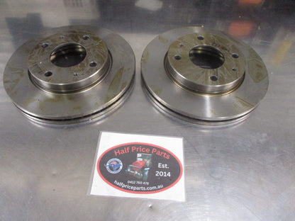 ACDelco Front Disc Brake Rotors (Pair) Suits Hyundai Elantra/Sonata New Part