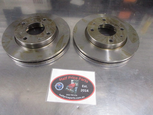 ACDelco Front Disc Brake Rotors (Pair) Suits Hyundai Elantra/Sonata New Part