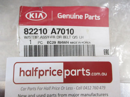 Kia Cerato Genuine Front Left Hand (Passengers) Side Weather Strip New Part