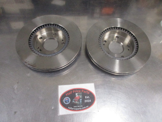 ACDelco Front Disc Brake Rotors (Pair) Suits Hyundai I30 FD New Part