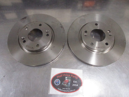 ACDelco Front Disc Brake Rotors (Pair) Suits Hyundai I30 FD New Part