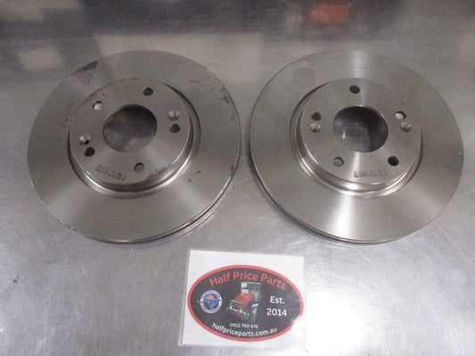 ACDelco Front Disc Brake Rotors (Pair) Suits Hyundai I30 FD New Part